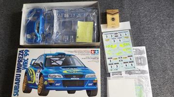 Subaru Impreza WRC 99 met 555 decals van Tamiya, 1:24 beschikbaar voor biedingen