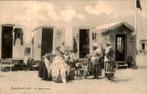 Zandvoort - De Badvrouwen - Badcabines, Ophalen of Verzenden, Voor 1920, Gelopen, Noord-Holland
