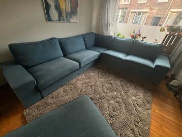 Ikea hoekbank blauw kivik - afbeelding 5