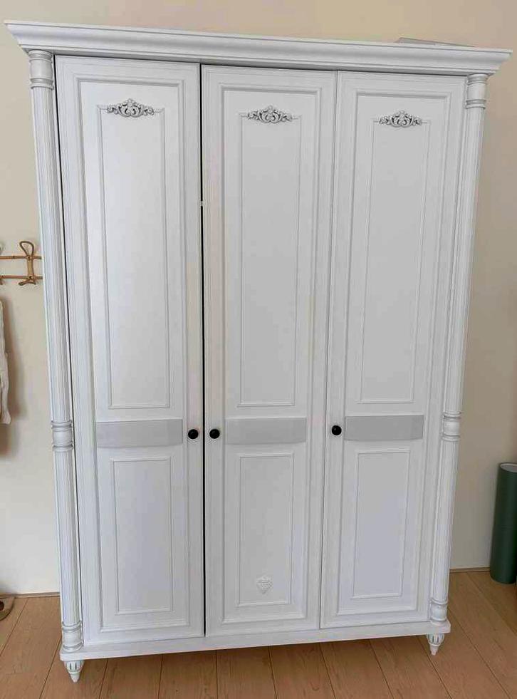 Kledingkast, wit, Huis en Inrichting, Kasten | Kledingkasten, Zo goed als nieuw, 200 cm of meer, 100 tot 150 cm, 50 tot 75 cm