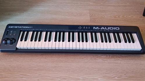 M-Audio Keystation 61 MIDI Keyboard, Muziek en Instrumenten, Keyboards, Gebruikt, 61 toetsen, Overige merken, Aanslaggevoelig