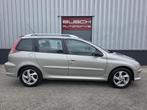 Peugeot 206 SW 1.6 16V Griffe | AUTOMAAT | BEKLEDING LEDER |, Gebruikt, Zwart, 4 cilinders, 48 €/maand