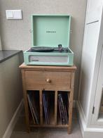Crosley Platenspeler met Lp kastje, Automatisch, Zo goed als nieuw, Platenspeler, Ophalen