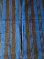 Lap blauw/zwart gestreepte stof, Hobby en Vrije tijd, Stoffen en Lappen, Gebruikt, Blauw, 120 cm of meer, 200 cm of meer