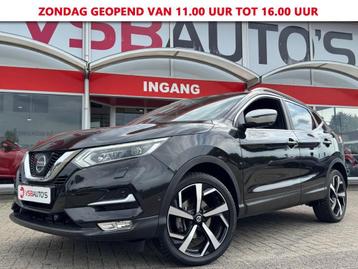 Nissan QASHQAI 1.2 DIG-T TEKNA+ AUT. LEER NAVI PANO-DAK 360- beschikbaar voor biedingen