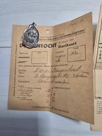 Dorpen Tocht Medaille & Startkaart 1950, Verzamelen, Ophalen of Verzenden, Gebruikt, Overige sporten, Overige typen