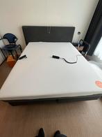 Elektrisch verstelbare boxspring 160x200 + Emma matras, Ophalen, Verstelbaar, Tweepersoons, Zo goed als nieuw