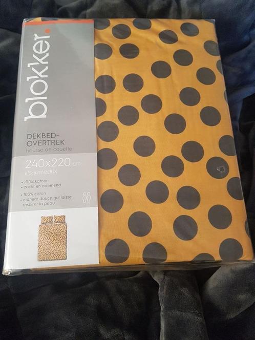 Vrolijk polkadot stippen katoen dekbedovertrek nieuw 240 220, Huis en Inrichting, Slaapkamer | Beddengoed, Nieuw, Dekbedovertrek