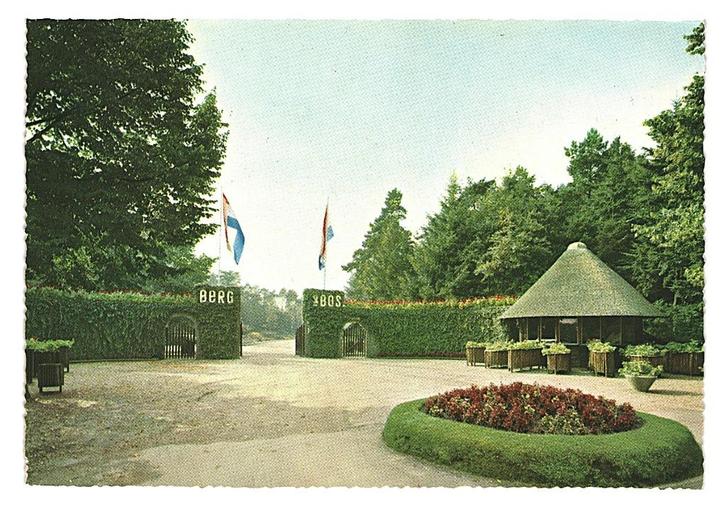 982230 Apeldoorn Ingang Berg en Bos Gld Nette oude kaart, Verzamelen, Ansichtkaarten | Nederland, Ongelopen, Gelderland, 1960 tot 1980