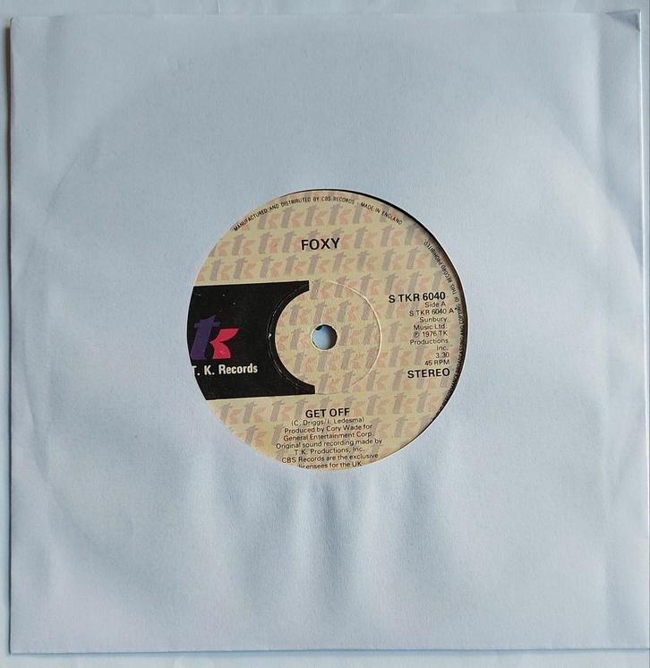 Foxy - Get off 1976, Cd's en Dvd's, Vinyl Singles, Gebruikt, Single, Pop, 7 inch, Ophalen of Verzenden