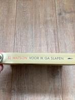 S.J. Watson - Voor ik ga slapen, Ophalen of Verzenden, S.J. Watson, Zo goed als nieuw