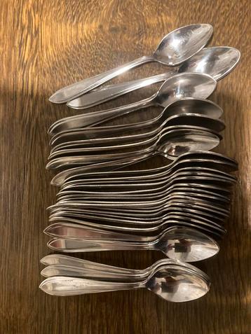 30 vintage borrellepeltjes rvs roestvrijstaal beschikbaar voor biedingen