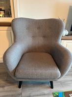 Fauteuil Viborg Leen Bakker bruin/grijs/taupe, Ophalen, 75 tot 100 cm, Zo goed als nieuw, 75 tot 100 cm