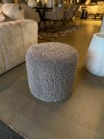 Bocx beige poef, Ophalen, Minder dan 50 cm, Rond, Nieuw