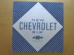 1933 CHEVROLET SIX brochure: Art Deco! Engels, Ophalen of Verzenden, Zo goed als nieuw, Chevrolet