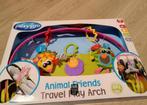 Playgro mobiele babygym nieuw animal friends travel play, Nieuw, Ophalen of Verzenden, Babygym