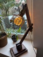 Tafellamp, Ophalen of Verzenden, Zo goed als nieuw, Hout, Minder dan 50 cm