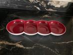 Tupperware serveerschaal, Ophalen of Verzenden, Zo goed als nieuw, Rood, Schaal