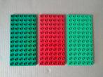 3 duplo bouwplaten 6x12 nops, Kinderen en Baby's, Speelgoed | Duplo en Lego, Ophalen of Verzenden, Gebruikt, Duplo