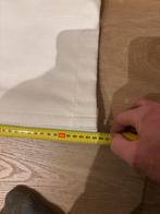 2 Vouwgordijnen 120x125cm Gebroken Wit / creme, Huis en Inrichting, Stoffering | Gordijnen en Lamellen, Ophalen, Zo goed als nieuw