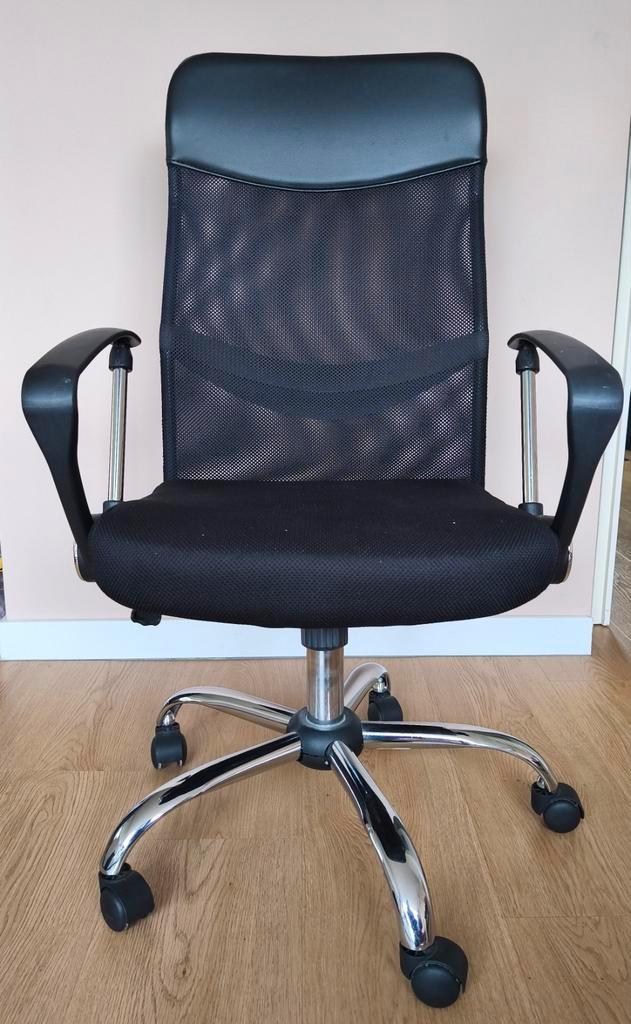 Bureaustoel, Huis en Inrichting, Bureaustoelen, Zo goed als nieuw, Bureaustoel, Zwart, Ophalen