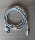 Anker iPhone lightning braided oplaadkabel wit/grijs - 1,8 m, Ophalen of Verzenden, Gebruikt, Apple iPhone