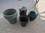 Bloempotten kunststof gratis, Tuin en Terras, Ophalen, Kunststof, Gebruikt, Minder dan 30 cm