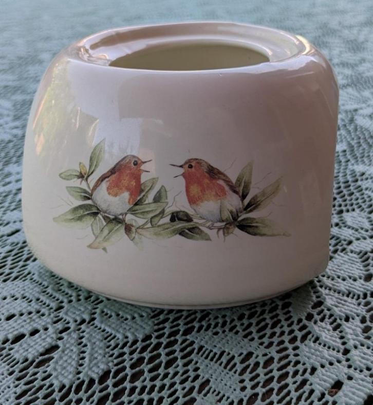 Jet ter Steege warmhoudpitje voor theepot met roodborstjes, Huis en Inrichting, Keuken | Servies, Zo goed als nieuw, Overige typen