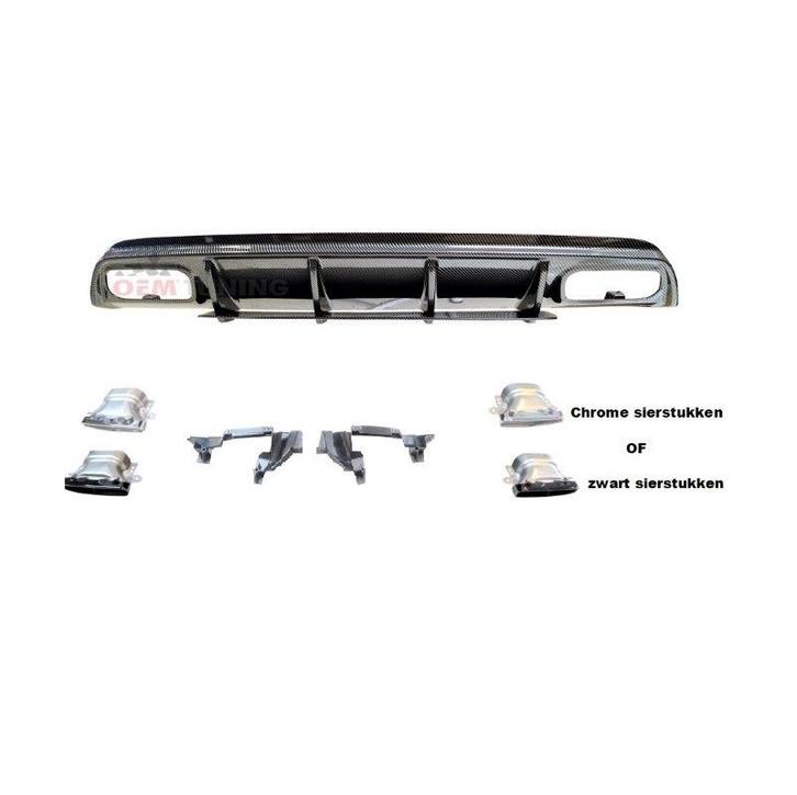 A-Klasse W176 A45 AMG Carbon Look Diffuser | 2015-2018, Auto diversen, Tuning en Styling, Ophalen of Verzenden