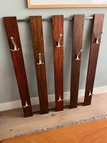 Vintage kapstok Pastoe stijl Braakman teak en staal beschikbaar voor biedingen