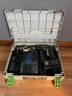 Festool C12 Accu Boor/schroefmachine Set Compleet, Doe-het-zelf en Verbouw, Ophalen, Gebruikt, Variabele snelheid, Boor- en Schroefmachine
