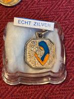 Echt Zilveren Hanger met Maria, Verzamelen, Religie, Ophalen of Verzenden, Nieuw