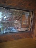 Vintage Coca Cola Spiegel Schilderij, Ophalen of Verzenden, Rechthoekig, 50 tot 100 cm, Minder dan 100 cm