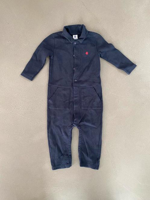 Petit Bateau jumpsuit overall maat 86, Kinderen en Baby's, Babykleding | Maat 86, Zo goed als nieuw, Jongetje of Meisje, Pakje