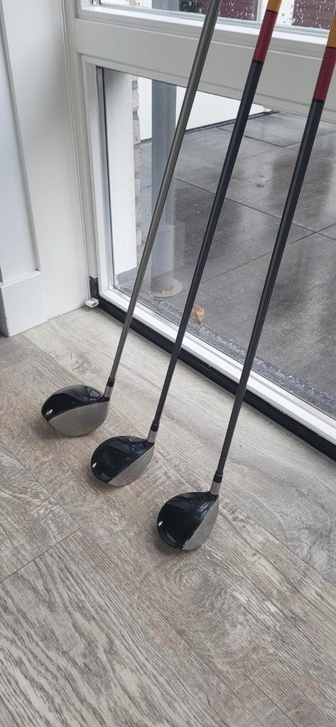 TaylorMade Houten Golfclubs - Driver, 3 & 7 Wood, Sport en Fitness, Golf, Gebruikt, Club, Overige merken, Ophalen of Verzenden