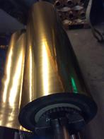 Glanzende metaal kleurige folie op rol., Ophalen of Verzenden, Nieuw, Meerdere media