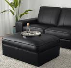 Voetenbank hocker  Kivik met opbergruimte, Ophalen, Nieuw, Leer, 75 tot 100 cm