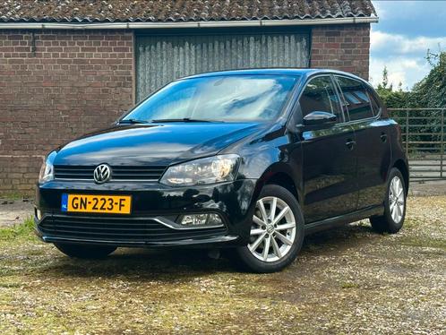 Volkswagen Polo 1.4 TDI 55KW BMT 2015 Zwart Nieuwe APK, Auto's, Volkswagen, Bedrijf, Polo, ABS, Airbags, Airconditioning, Alarm