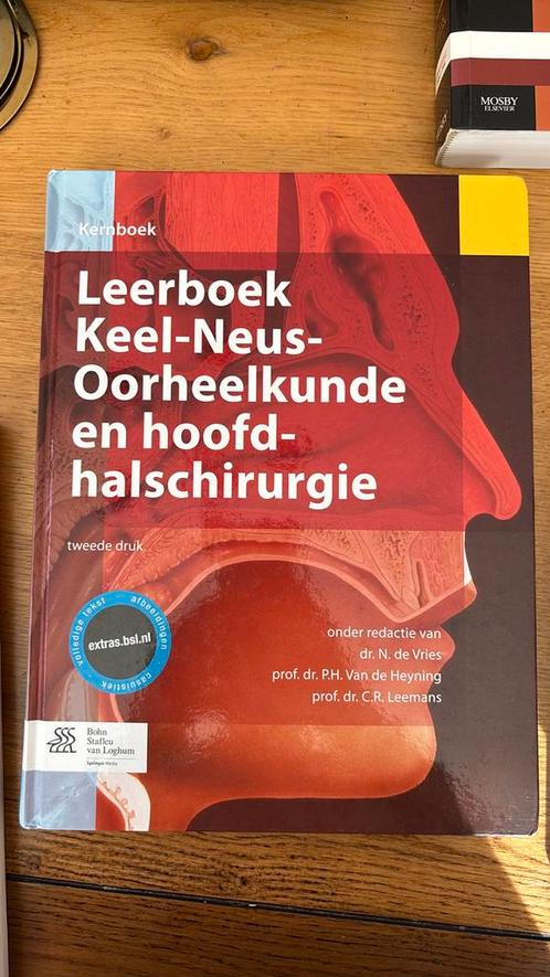 Leerboek keel-neus-oorheelkunde en hoofd-halschirurgie, Boeken, Studieboeken en Cursussen, Gelezen, WO, Beta, Ophalen of Verzenden