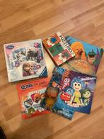 Kinderboeken en Puzzels - Frozen, Binnenstebuiten, etc., Ophalen, Meer dan 50 stukjes, Gebruikt, 4 tot 6 jaar