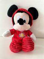 Knuffel muis Mickey baby rood boxpak 25 cm / Disney / Simba, Mickey Mouse, Ophalen of Verzenden, Knuffel, Zo goed als nieuw