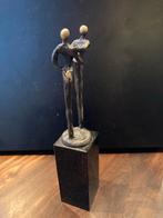 Bronzen Sculptuur op Sokkel - Kunstobject Decora, Ophalen of Verzenden