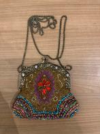 Vintage Avondtasje met Messing Beugel, Ophalen of Verzenden, Dames, Onbekend