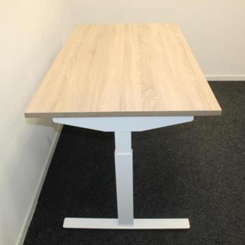 Knop inst. bureau, diverse afmetingen, NIEUW blad, wit frame beschikbaar voor biedingen
