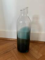 Waterkan / karaf glas - doorzichtig / aqua blauw, Glas of Glazen, Ophalen of Verzenden, Overige stijlen, Glas
