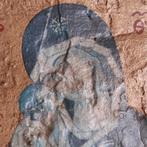 Orthodox Icoon op Aardewerk Fragment, Verzenden