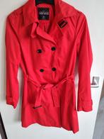 Tally Weijl Rode Trenchcoat Maat 38, Maat 38/40 (M), Tally Weijl, Ophalen of Verzenden, Zo goed als nieuw