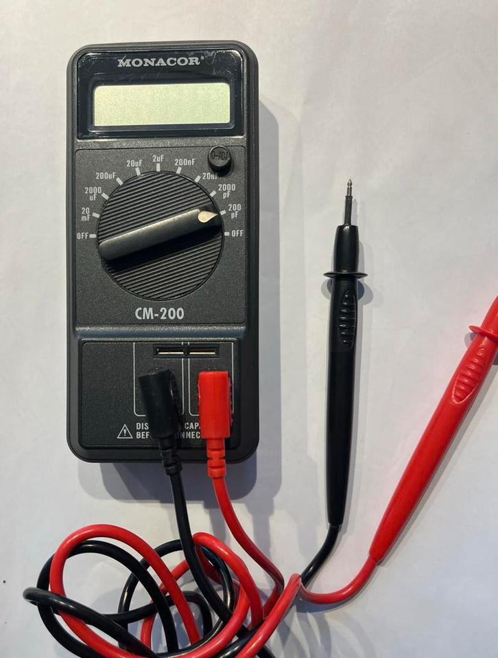 Capaciteitsmeter , condensatortester, Doe-het-zelf en Verbouw, Meetapparatuur, Zo goed als nieuw, Ophalen of Verzenden