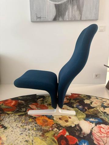 Artifort Concorde Pierre Paulin Stoel Blauw beschikbaar voor biedingen
