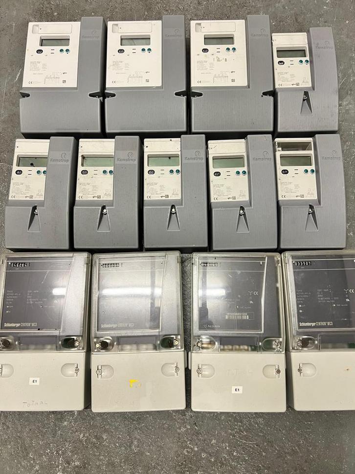 Diverse Tussenmeters - Kamstrup & Schlumberger, Hobby en Vrije tijd, Elektronica-componenten, Ophalen of Verzenden